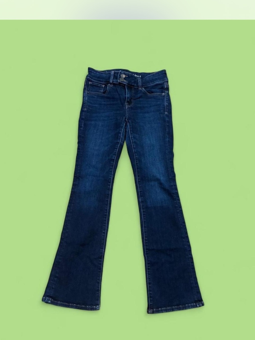 American Eagle Outfitters Deep Indigo Flared Jeans